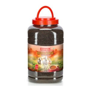 royal horse with leaf jar